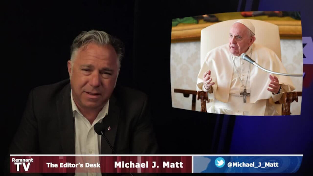 Biden, Bergoglio a Válka proti Bohu. RemantTv - Z redakčního stolu.