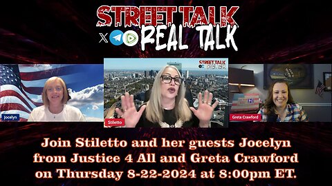 Rebroadcast of Street Talk with Stiletto 8-22-2024