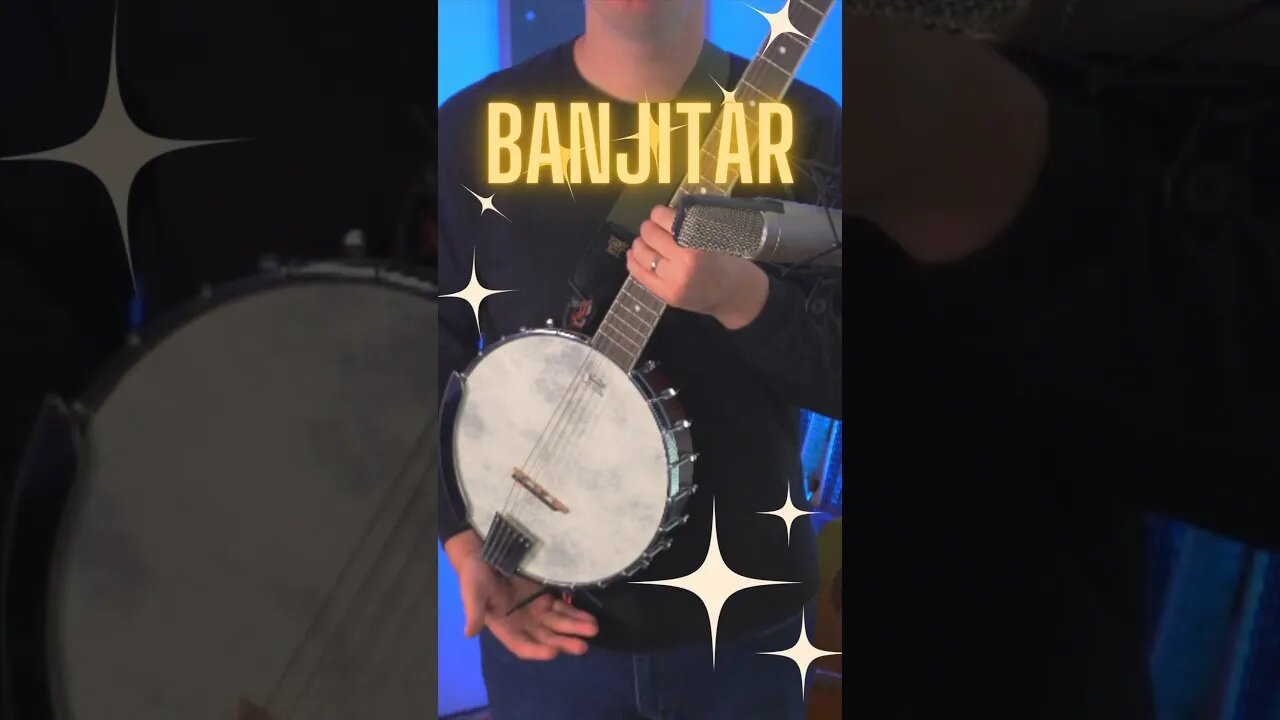 Banjitar: The 6 String Banjo! 🥳 #shorts #music #guitar