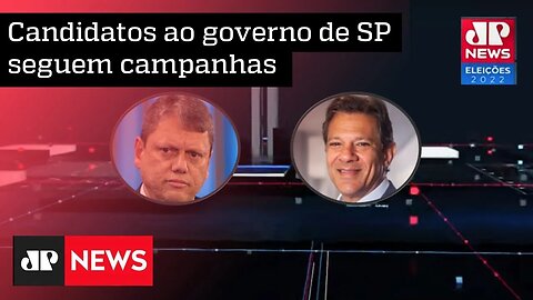 Veja como foi a agenda de Tarcísio de Freitas e Fernando Haddad neste sábado (22)