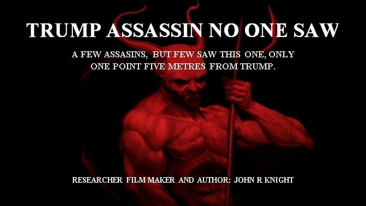 TRUMP ASSASSIN NO ONE SAW