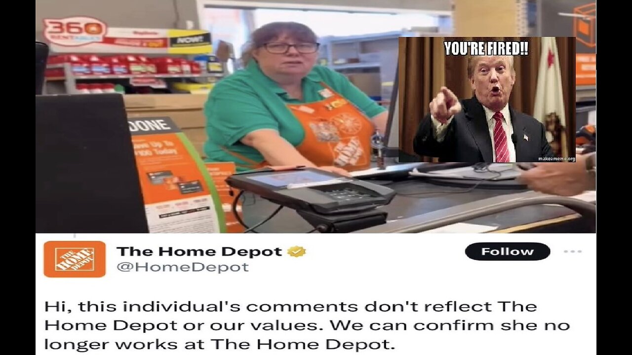 Home Depot Fires employee who praised trump getting shot