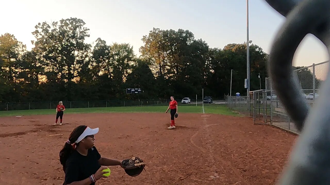 Sally Pitching Firecrackers practice GH010555