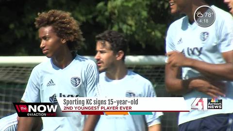 Sporting KC signs 15-year-old Gianluca Busio