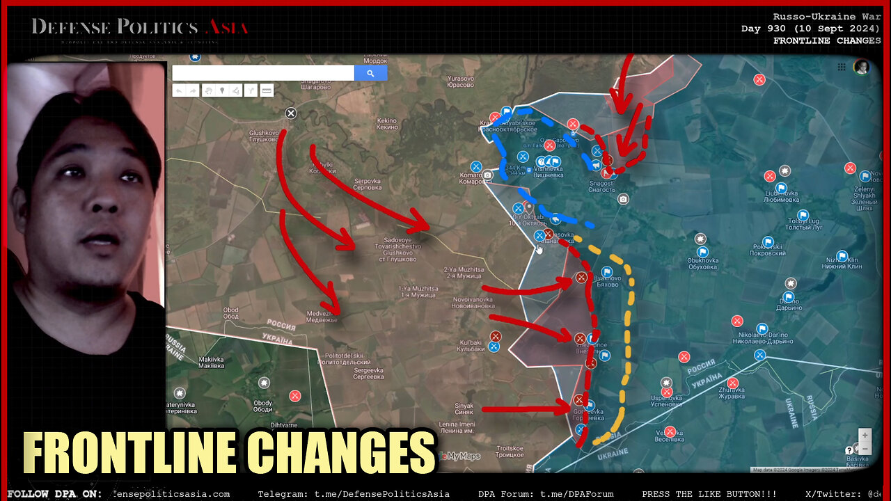 RUSSIA STARTS COUNTEROFFENSIVE in West Flank of Kursk Front | Ukraine War Frontline Changes Report