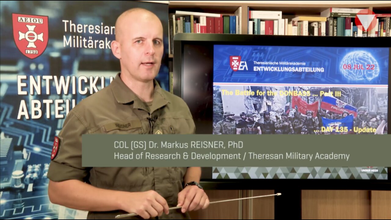 Colonel Markus Reisner gives unbiased analysis of the Ukrainian conflict (July 8th, 2022)