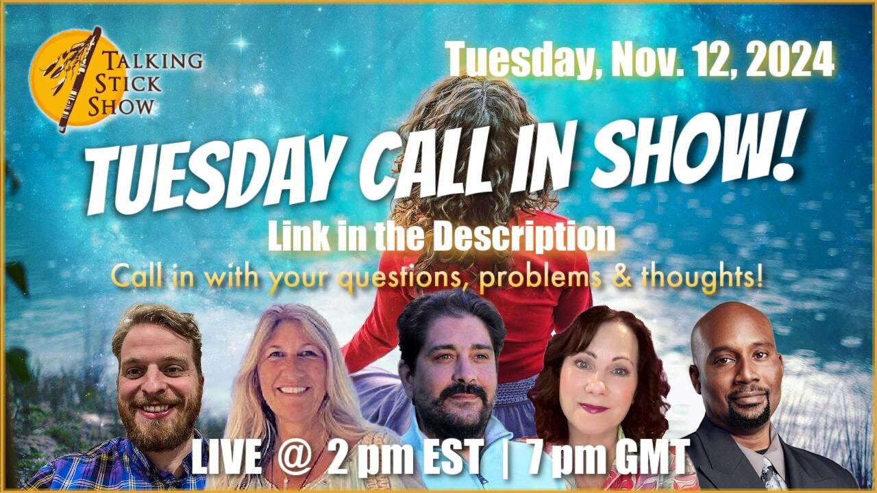 Talking Stick Call-In Show - Join us in our Zoom room for a LIVE reading!