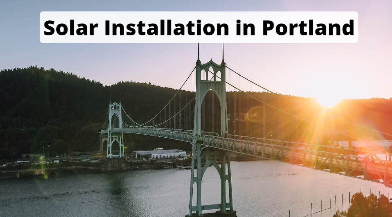 solar installation Portland