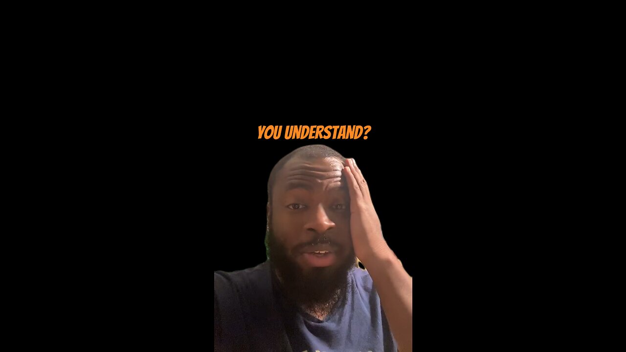 You Understand? #dayodman #connect #unify #eeyayyahh #motivation