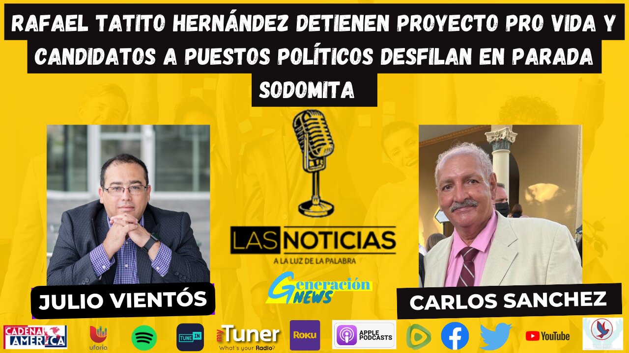 Tatito Hernández detienen Proyecto Pro Vida y Candidatos políticos desfilan en Parada Sodomita