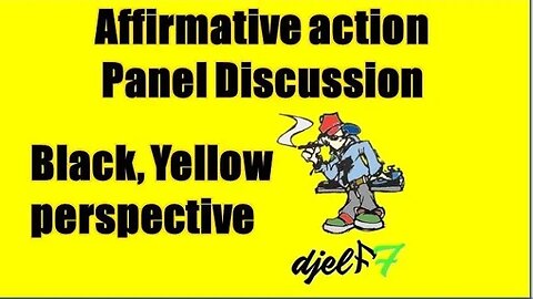 Affirmatiive Action cancelled: Discussion Panel #1 Chris Leon Johnson, Suraj, Trotsky or Bust