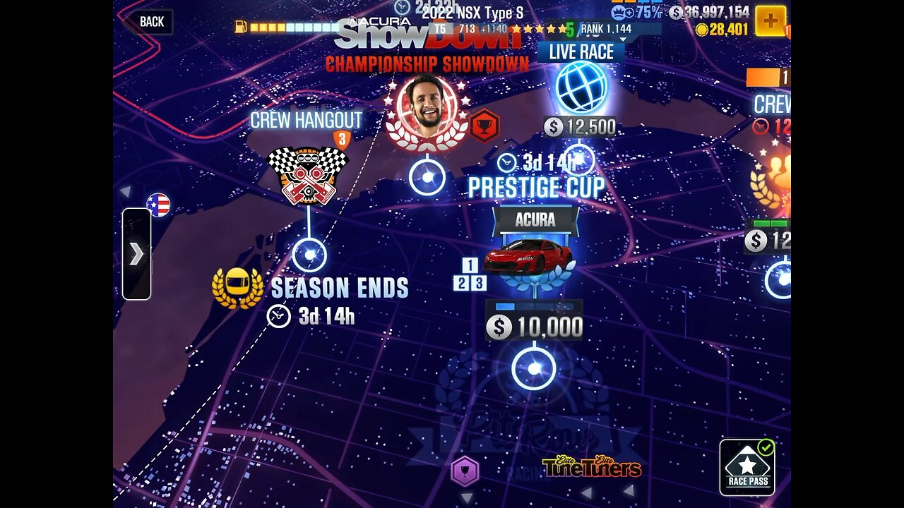 Csr2 Acura 2022 NSX Type S Prestige Cup