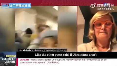 Woman who fled Ukraine on French TV explains her problems with Ukraine