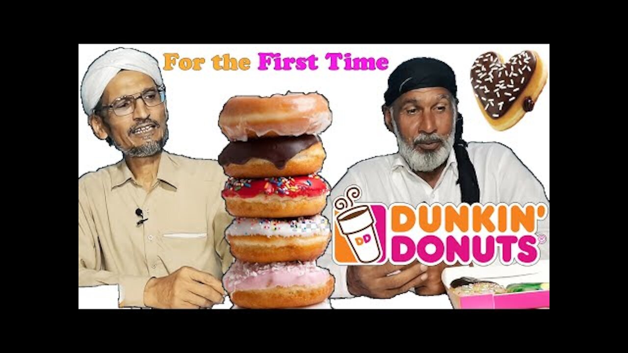 Tribal People Try Dunkin Donuts for the First Time