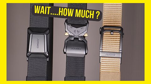 3 Inexpensive Tactical Belts (Short Version)