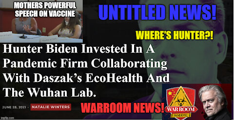 Hunter News, More War Room, Mom's powerful speech