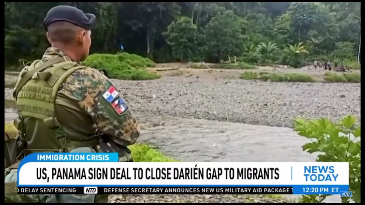 US, PANAMA TO SIGN DEAL TO CLOSE DARIEN GAP TO MIGRANTS