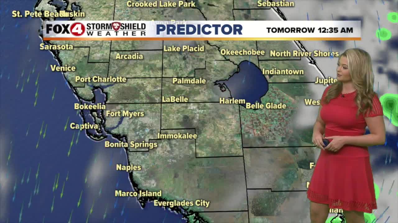 FORECAST: Cooler & less humid Wednesday