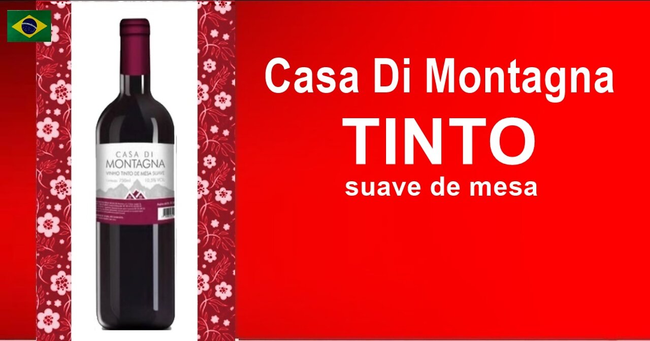 Vinho Casa Di Montagna Tinto Suabe De Nesa