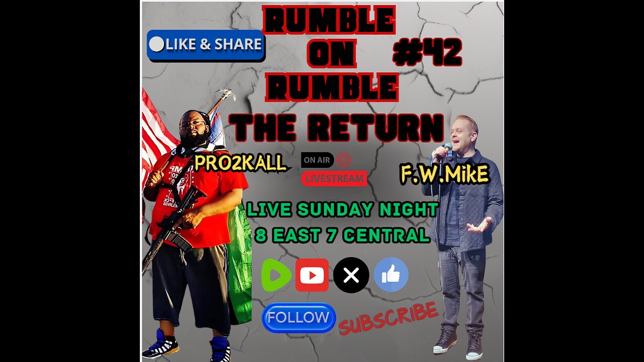 RUMBLE on RUMBLE #42 THE RETURN!