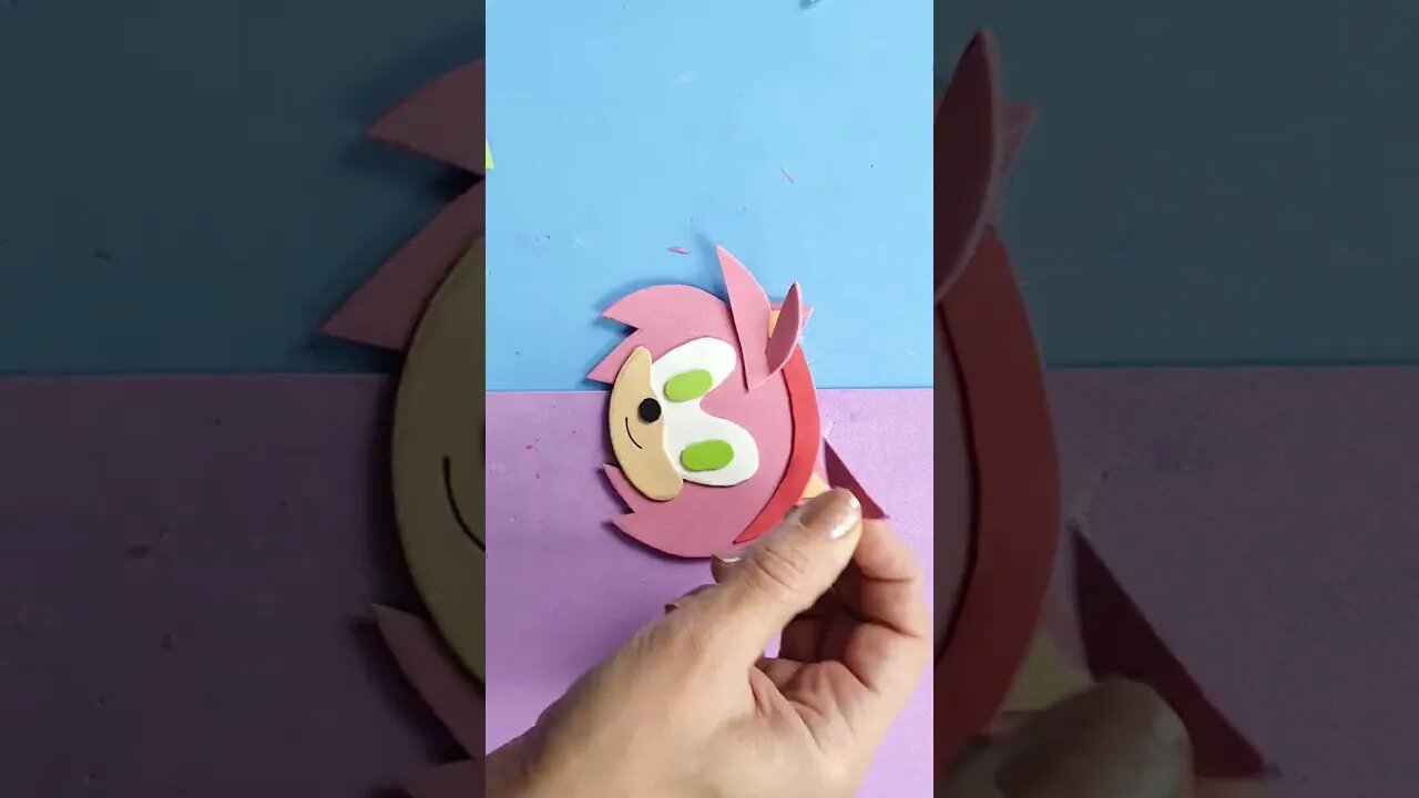 DIY - How to make your own Amy Rose from Sonic EVA Purse - You will love it!