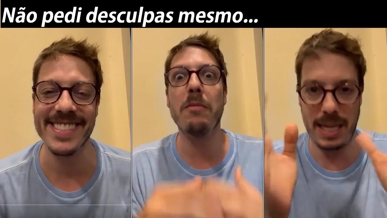 Fabio Porchat faz vídeo falando sobre a treta com GKAY, confira