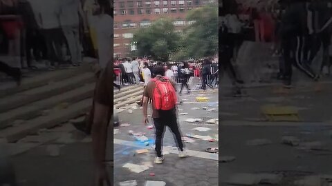 CAOS EN NYC, UN EVENTO DEL YOUTUBER, KAI CENAT TERMINÓ EN DESORDEN EN UNION SQUARE