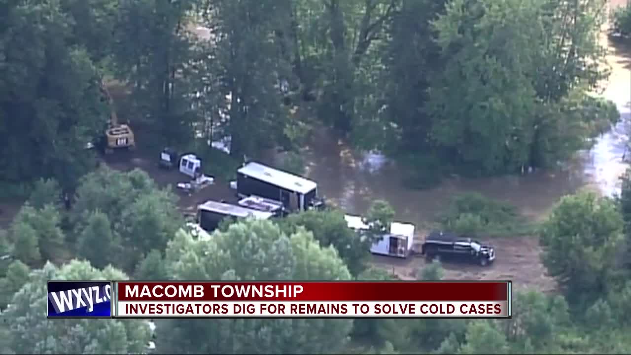 Police begin second search in Macomb Township for bodies in decades-long cold case