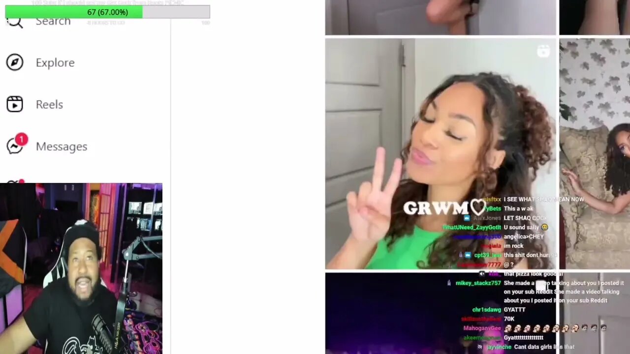 Shaq Tweakin DJ Akademiks speaks on Shaq DMing chick who went viral for Home Depot Outfit