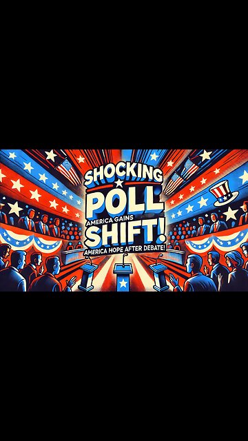 Shocking Poll Shift! 🚨 Trump Gains Ground After Debate! 📈
