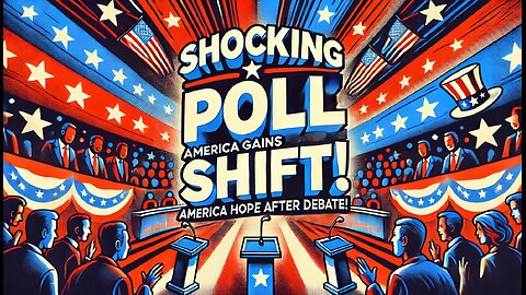 Shocking Poll Shift! 🚨 Trump Gains Ground After Debate! 📈