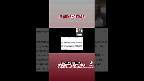 BLOOD SHORTAGE REVIEW