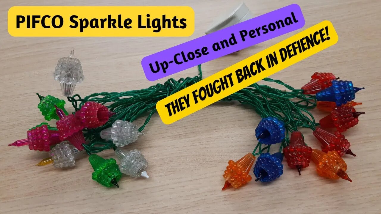 Set of 20 PIFCO Sparkle Christmas Lights - Up Close and Personal Ep: 3 | EPIC FAIL VIDEO!!