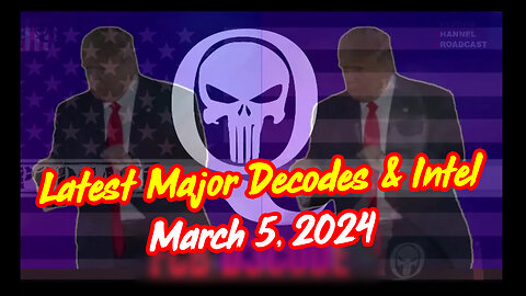 Major Decode - Q Drops 3.5.2024 > Scare Event