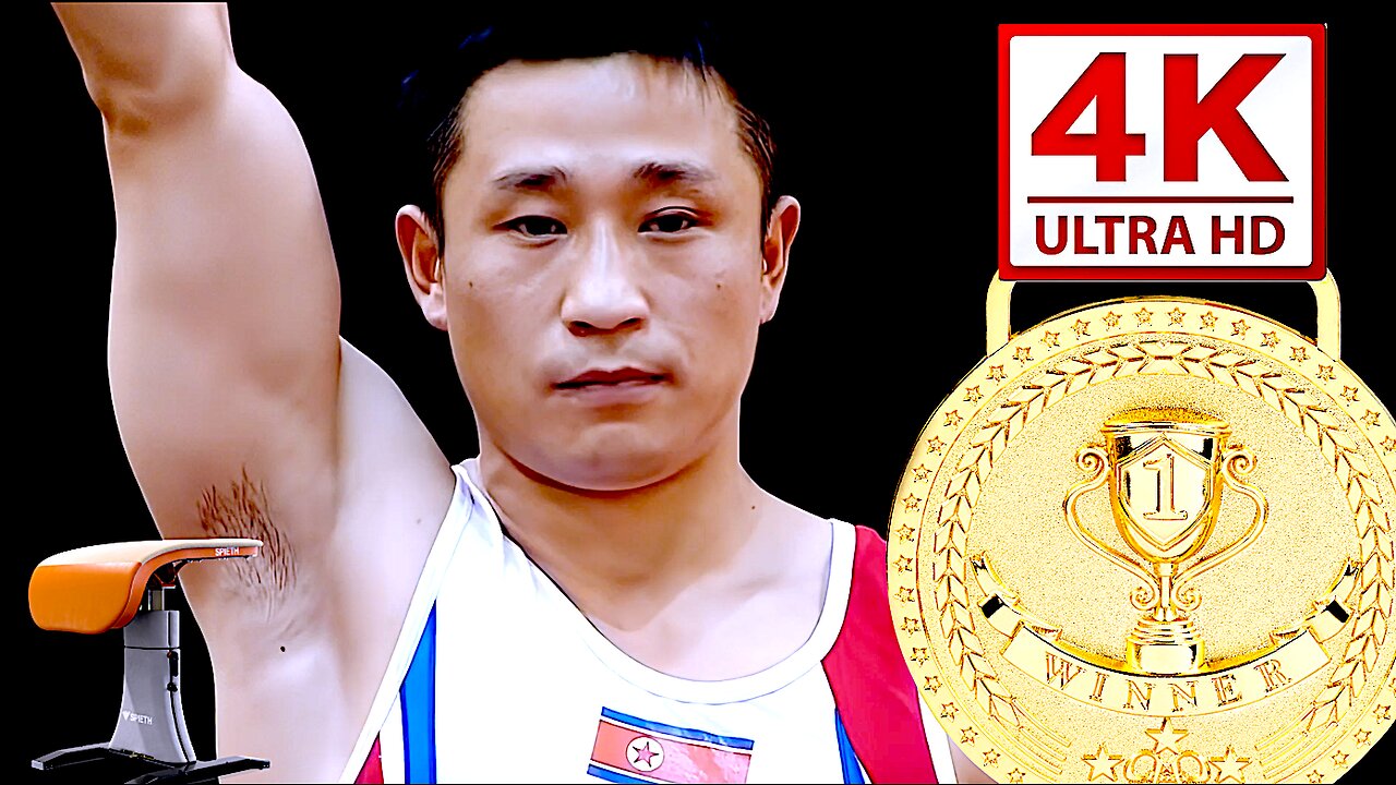 RI SE GWANG🇰🇵🥇Vault Event Final 2018 Doha Worlds *Ri se gwang 2 & 1* (FIG.4K)