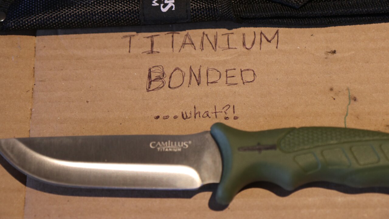 Camillus Titanium Bonded 9 5 Inch Knife Unboxing