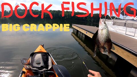 CRAPPIE FISHING DOCKS. CATCH AND COOK !!!!!!!!!!