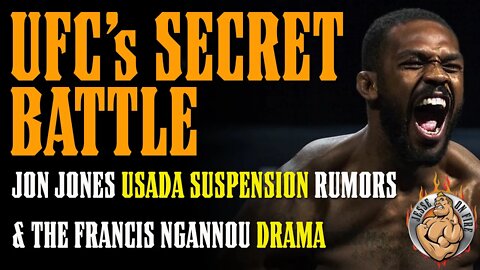 Jon Jones SUSPENDED by USADA Again?? EVERYTHING Hinges on Francis Ngannou Now!!