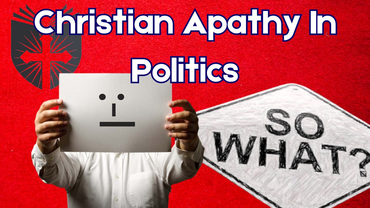 January 6th Lectern Guy: Why Christians Are Apathetic About Politics and Voting