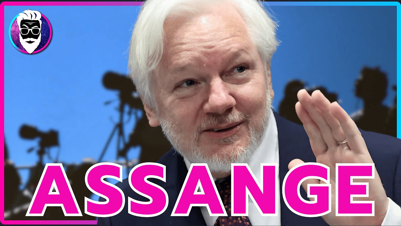 JULIAN ASSANGE First Appearance Since Release!