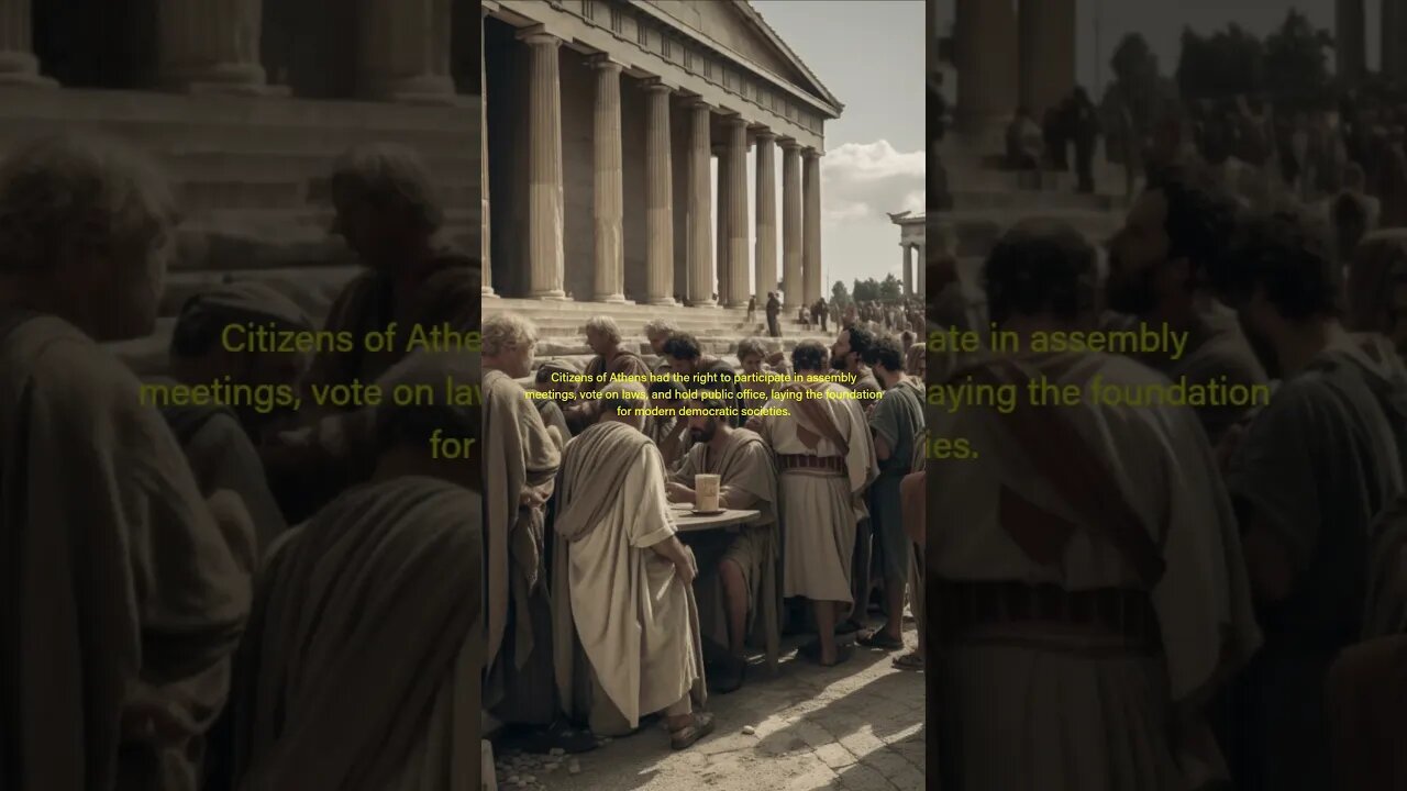 Birth of Democracy: Ancient Greece's Lasting Legacy #shorts #shortsfeed #shortsvideo #history