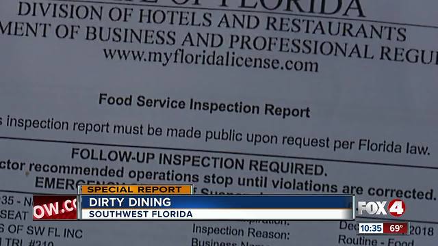 Dirty Dining: Which Southwest Florida restaurants faced emergency closures from health inspectors?