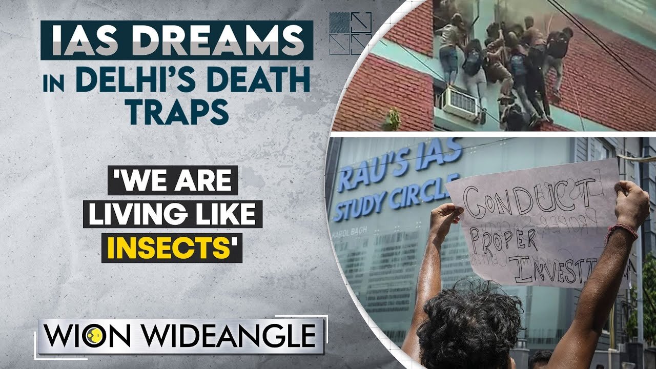 Deadly coaching centres | IAS dreams in Delhi's death trap | WION Wideangle| RN