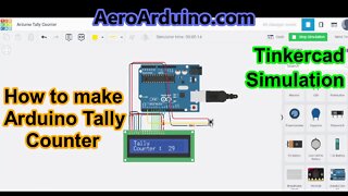 Arduino Tally Counter - Make Tally Counter using Arduino and Tinkercad Simulation