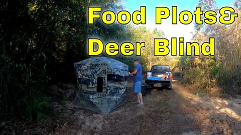 Planting the Food Plots and Setting Up Blind