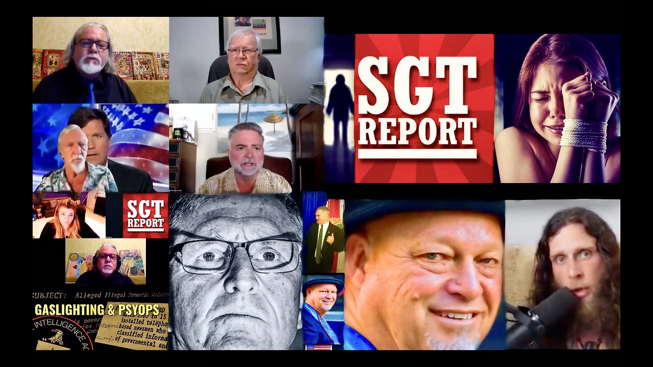 Tucker Carlson SGT Report Jim Fetzer Scott Bennett Victor Hugo Expose Michael Flynn William DeBilzan