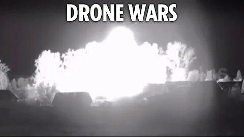 Ukraine kamikaze drones target Putin’s war factory with hundreds of UAVs launched in overnight blitz