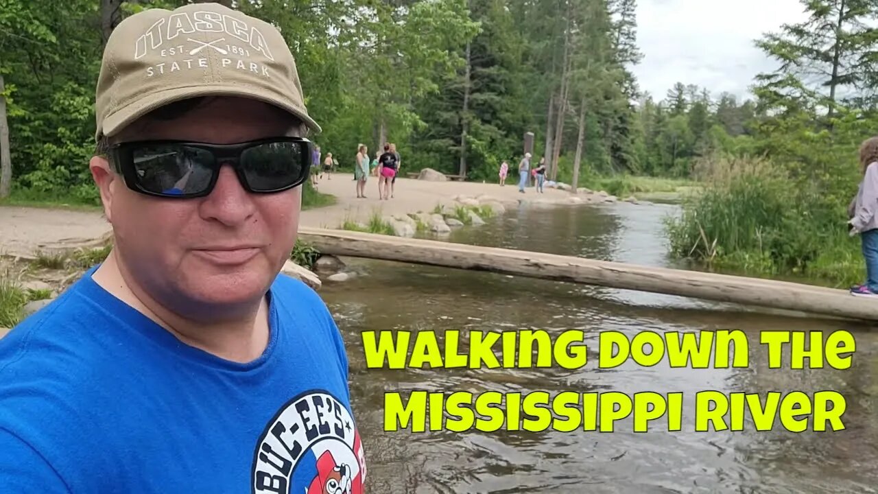 Walking down the Mississippi River