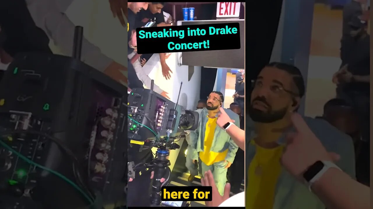 Sneaking Into The Drake Concert! #drake