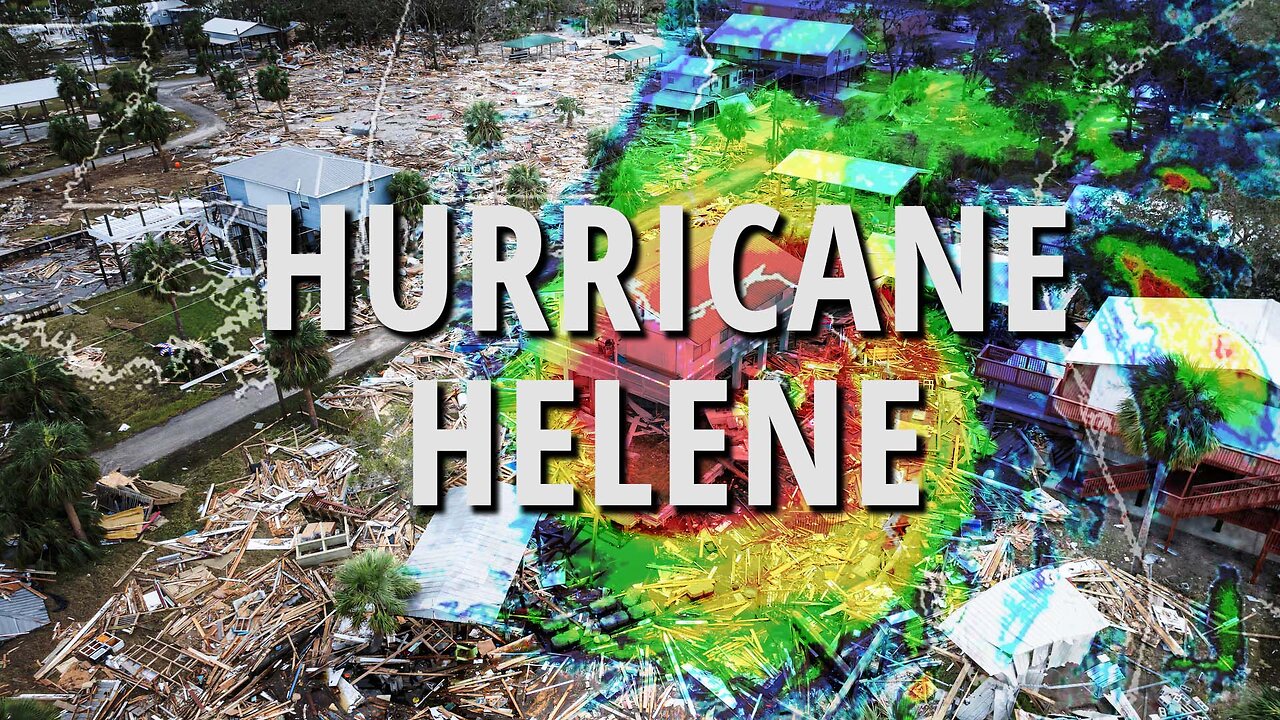 The aftermath of hurrican Helene